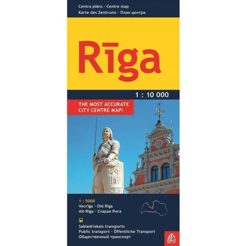 Riga, city map - Jana Seta