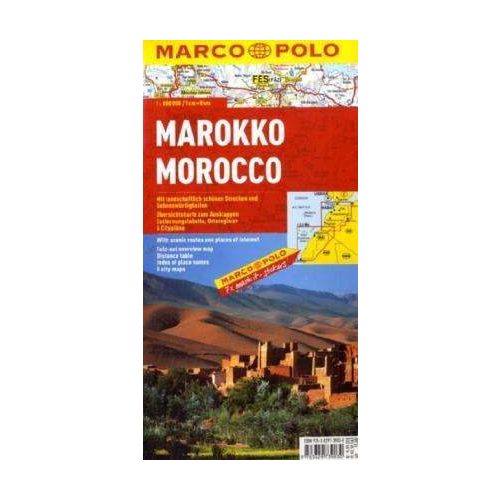 Marokkó térkép - Marco Polo