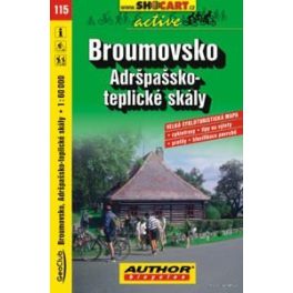   Broumovsko, Adršpašsko-teplické skály kerékpártérkép (115) - ShoCart