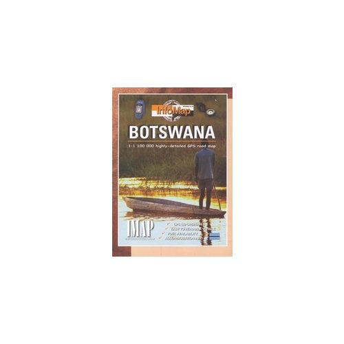 Botswana térkép - IMAP