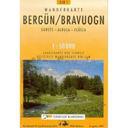 Bergün turistatérkép (T 258) - Landestopographie