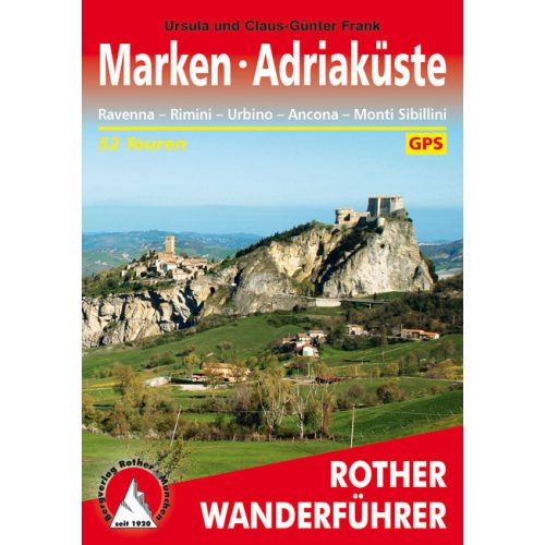 Marche & Italian Adriatic coast, hiking guide in German - Rother