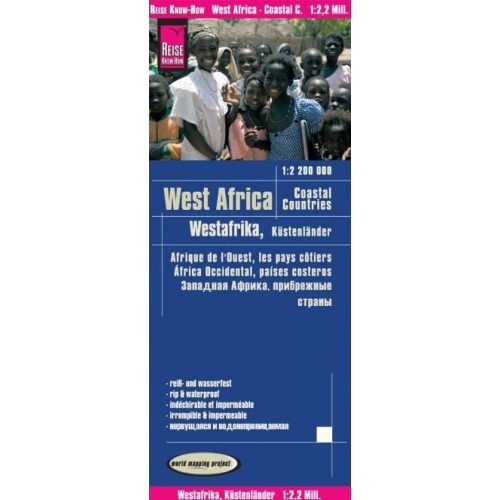 Nyugat-Afrika (tengerparti rész) térkép - Reise Know-How