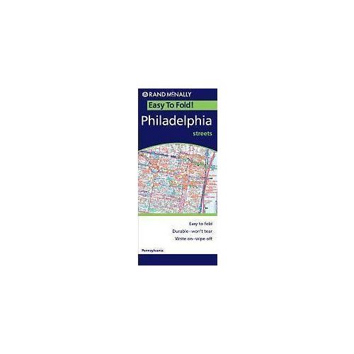 Philadelphia, PA (EasyToFold) térkép - Rand McNally