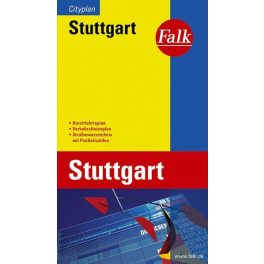 Stuttgart, city map - Falk