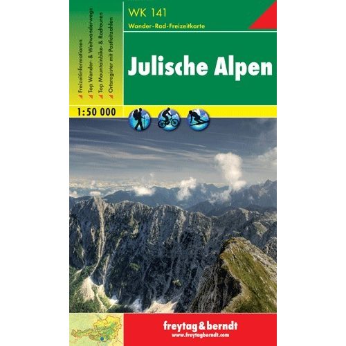 Julische Alpen, hiking map (WK 141) - Freytag-Berndt
