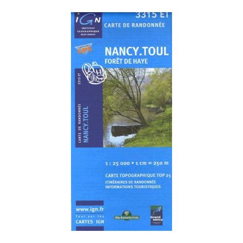 Nancy / Toul / Forêt de Haye - IGN 3315ET