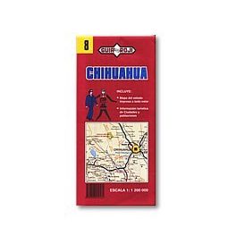 Chihuahua állam térkép (No8) - Guia Roji