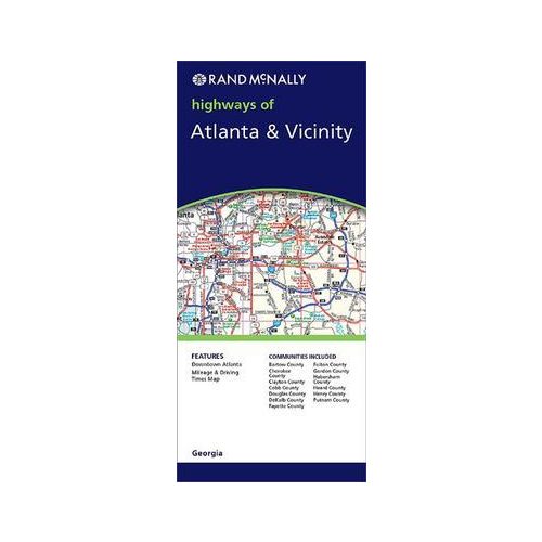 Atlanta & Vicinity, GA térkép - Rand McNally