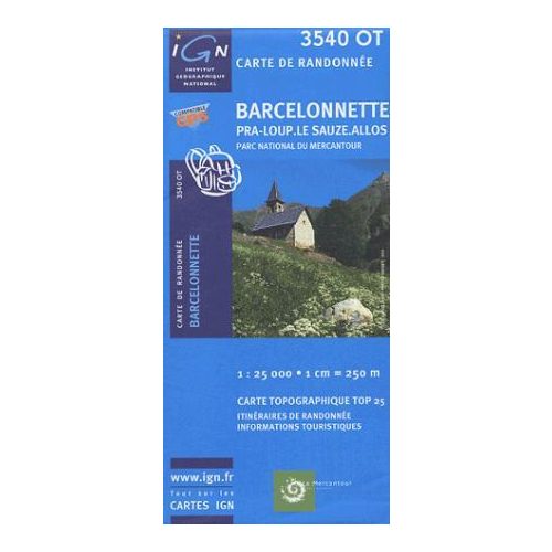 Barcelonnette / Pra-Loup / Le Sauze / Allos - IGN 3540OT