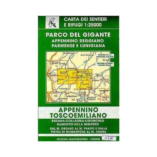 Parco del Gigante - Appenninno Reggiano Parmense - Lunigiana térkép (No 14/16) - Multigraphic 
