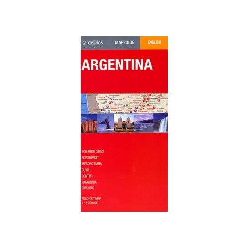 Argentina térkép - de Dios Editores 