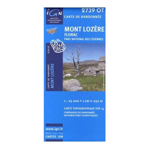 Mont Lozère / Florac - IGN 2739OT