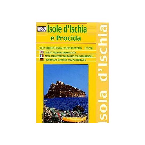 Ischia és Procida szigetei térkép - LAC