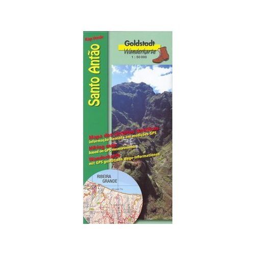Santo Antão térkép - Goldstadt Verlag