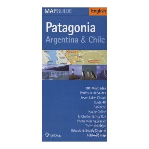 Patagonia térkép - de Dios Editores 