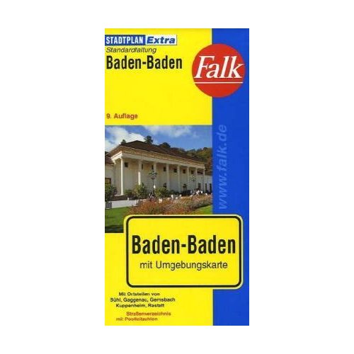 Baden-Baden Extra várostérkép - Falk