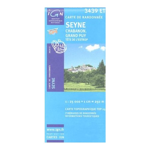 Seyne / Chabanon / Grand Puy / Tête de l'Estrop - IGN 3439ET