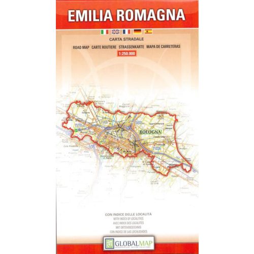 Emilia-Romagna autótérkép - Globalmap