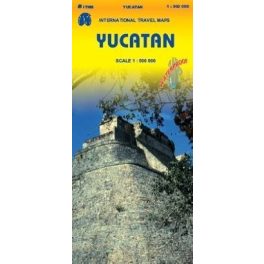 Yucatan-félsziget térkép - ITM