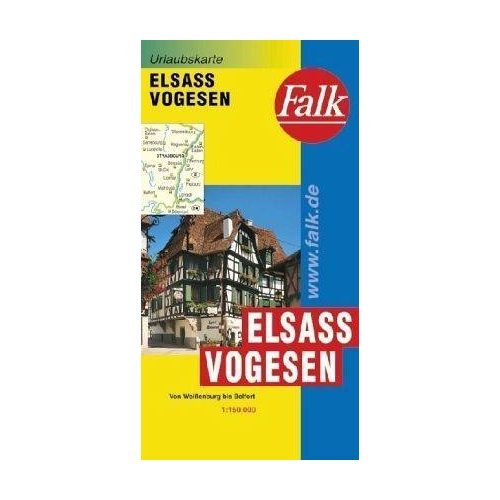 Elsass / Vogesen autótérkép - Falk 