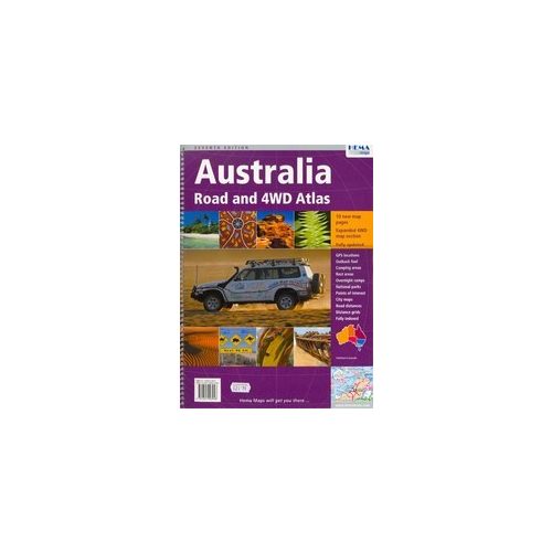 Ausztrália autóatlasz (Road & 4WD Atlas) - Hema