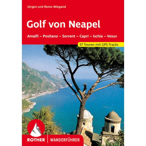 Gulf of Naples, hiking guide in German - Rother