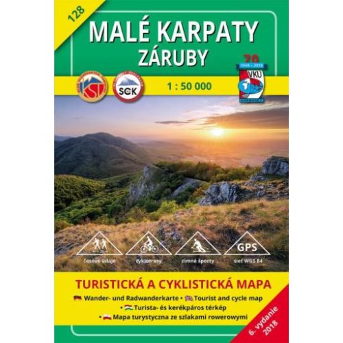 Little Carpathians: Záruby, hiking map (128) - VKÚ