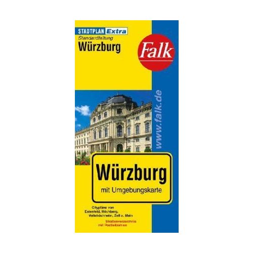 Würzburg Extra várostérkép - Falk