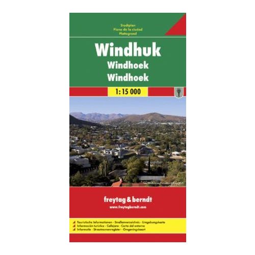 Windhoek, city map - Freytag-Berndt