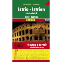 Isztria zsebtérkép - Freytag-Berndt