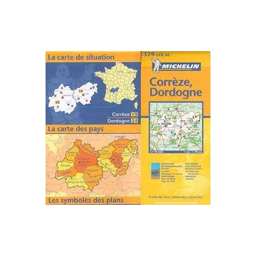 Correze / Dordogne - Michelin 329