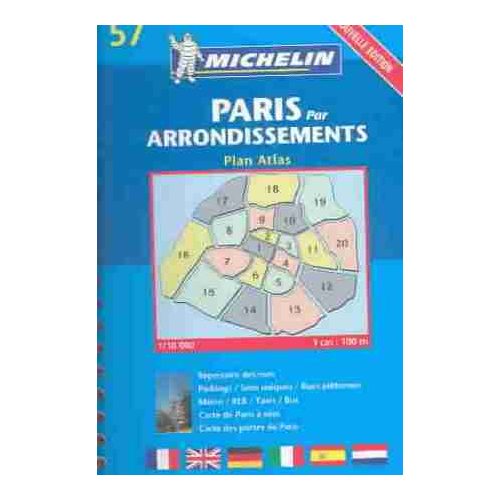 Párizs kis atlasz - Michelin 57