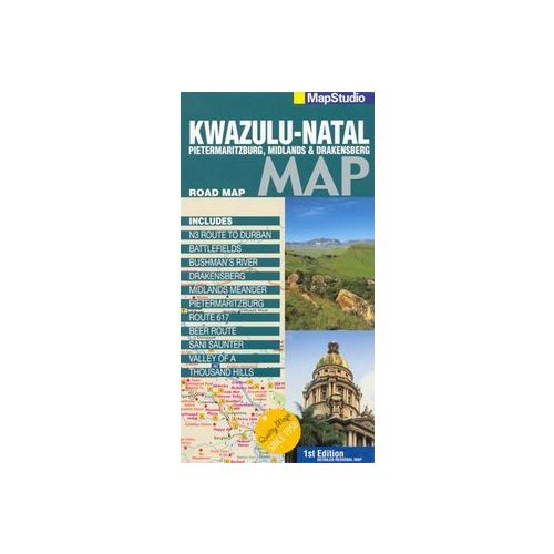 Kwa-Zulu Natal térkép - Map Studio