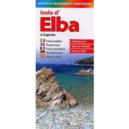 Elba-sziget vízhatlan térkép - De Agostini