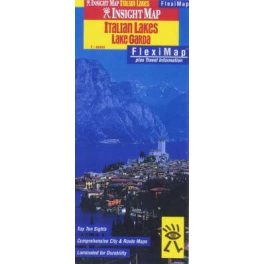 Olasz tavak laminált térkép - Insight