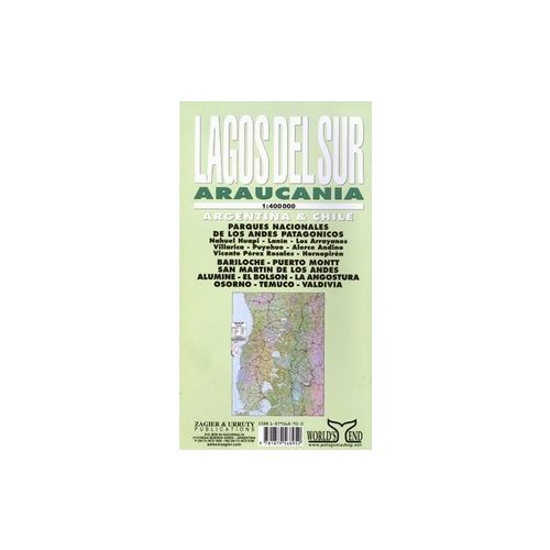 Lagos del Sur - Araucania térkép - Zagier y Urruty