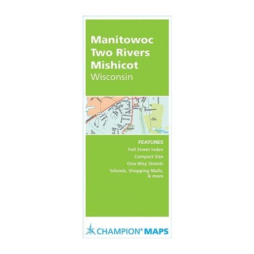 Manitowoc, Two Rivers, Mishicot, WI térkép - Rand McNally