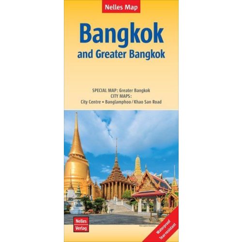 Bangkok and environs, travel map - Nelles