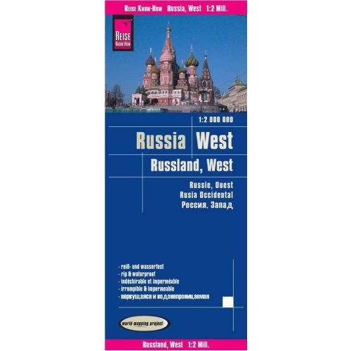 Russia (West), travel map - Reise Know-How