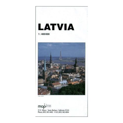 Latvia, travel map - Gizimap