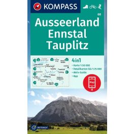   Ausseerland, Ennstal & Tauplitz, hiking map (WK 68) - Kompass