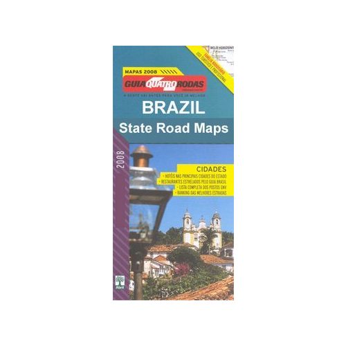 São Paulo Állam térkép - Quatro Rodas