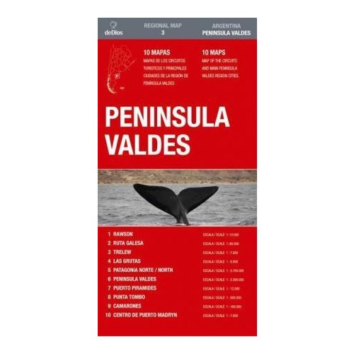 Peninsula Valdes térkép (No3.) - de Dios Editores 