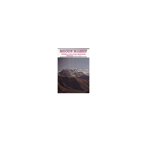 Mgoun Massif, Central High Atlas Mountains térkép - West Col