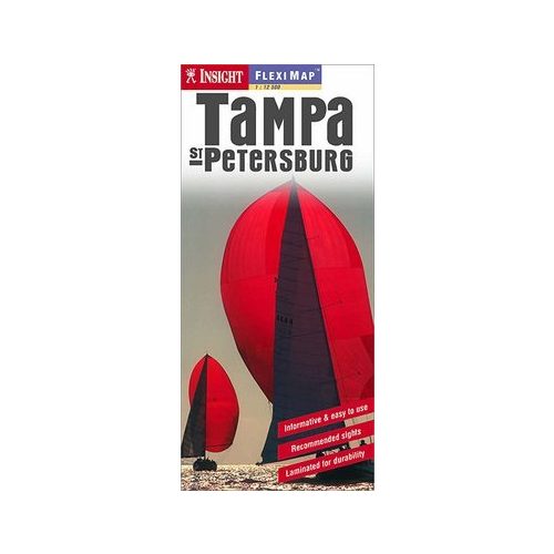 Tampa / St Petersburg laminált térkép - Insight