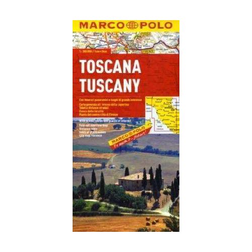 Toscana térkép - Marco Polo