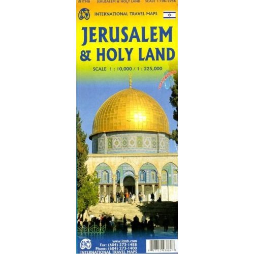 Jerusalem & Holy Land, travel map - ITM