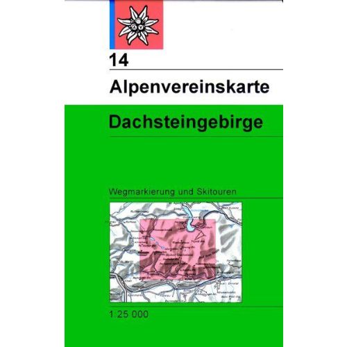 Dachstein, hiking map (14) - Alpenvereinskarte
