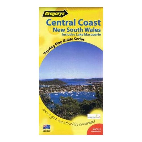 Central Coast of New South Wales - Lake Macquarie térkép - Gregory's 